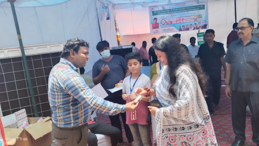 Health and Blood Donation Camp